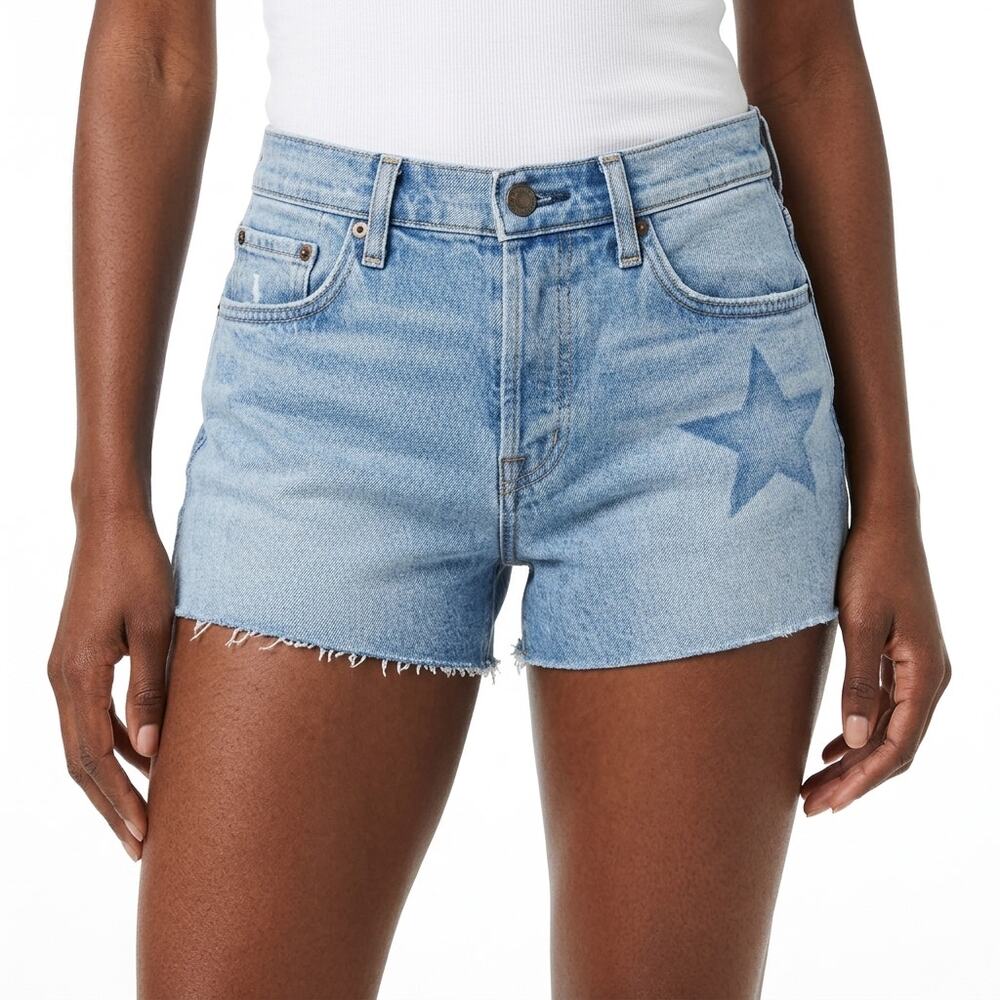 CURRENT Blue Lightweight Walking Shorts Women Denim Size 26